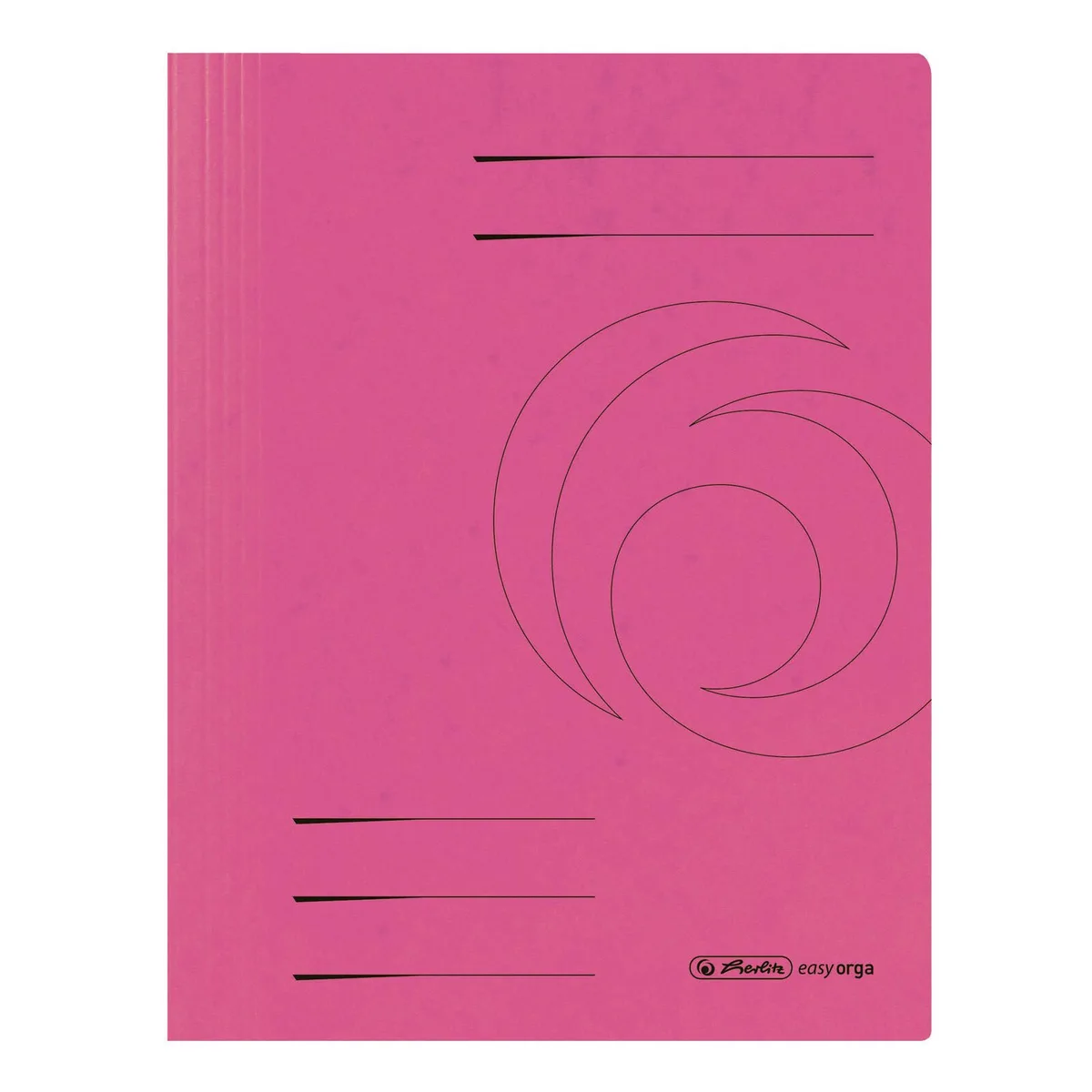 Schnellhefter Quality DIN A4 Karton pink van Herlitz – productfoto