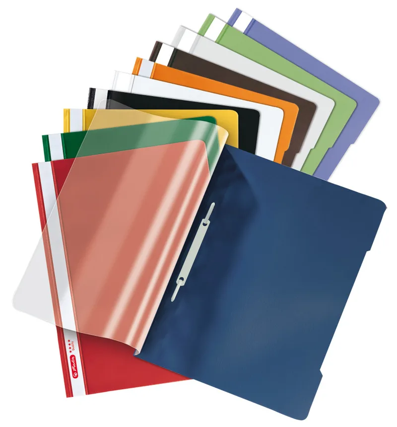 Schnellhefter , Quality, , DIN A4, PP-Folie, orange by Herlitz – product photo