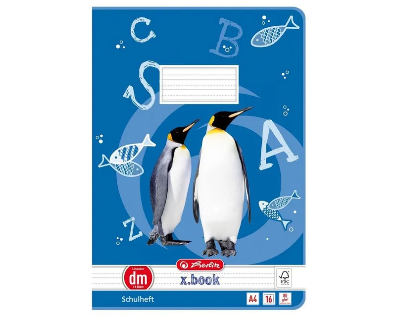 Schulheft 5 Herlitz Schulhefte / DIN A4 / 16 Blatt / Lineatur dm by Herlitz – product photo