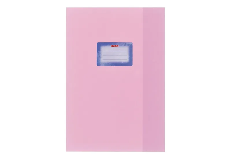 Schulheft Herlitz Hefthülle A4 Baststruktur rosa by Herlitz – product photo