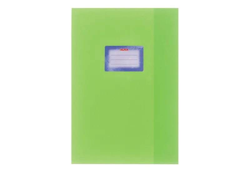 Schulheft Herlitz Heftumschlag / Hefthülle DIN A4 / Baststruktur / Farbe: hellgr by Herlitz – product photo