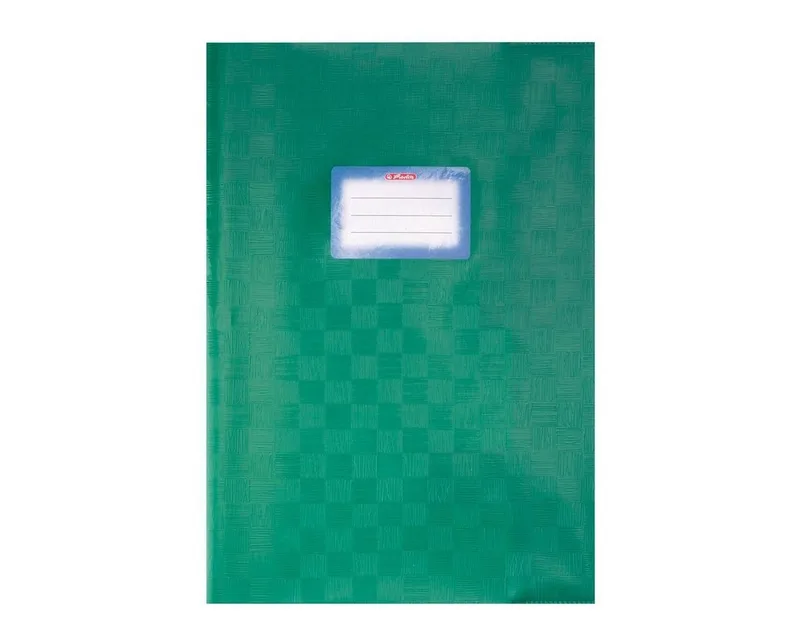 Schulheft Herlitz Heftumschlag / Hefthülle DIN A4 / Baststruktur / Farbe: dunkel von Herlitz – Produktfoto