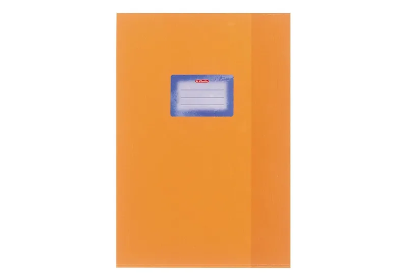Schulheft Herlitz Heftumschlag / Hefthülle DIN A4 / Baststruktur / Farbe: orange de Herlitz – photo produit