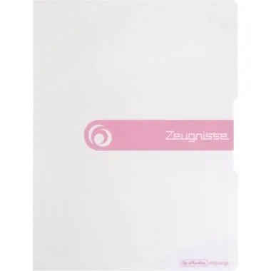Sichtbuch "Zeugnisse" weiß 20 Hüllen von Herlitz – Produktfoto