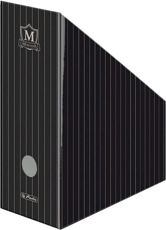Stehsammler Stehsammler A4-C4 Wellpappe breit Montana IV de Herlitz en Noir – photo produit