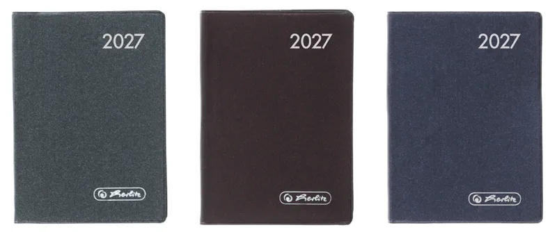 Taschenkalender A7 Metallic fs 2027 by Herlitz – product photo