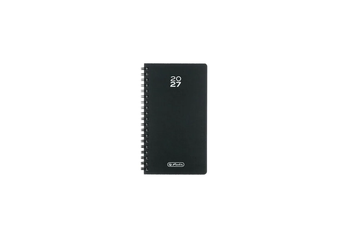 Taschenkalender Herlitz Spiralkalender Folie 2027 von Herlitz – Produktfoto