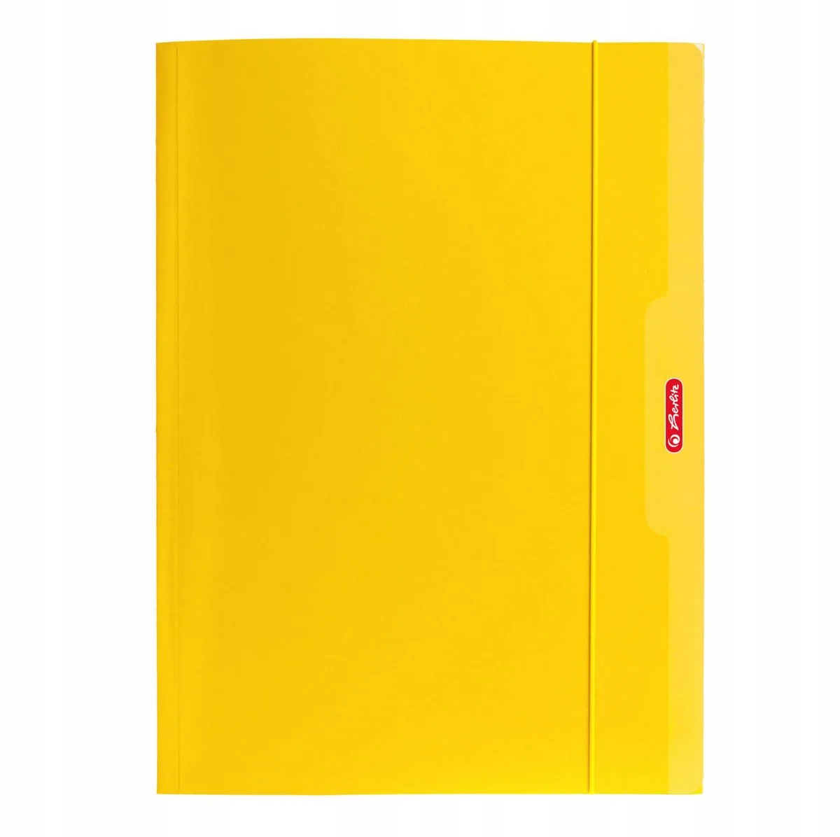 Tek Teczka A4 Color Blocking Geel met Elastiek de Herlitz en Fluorescerend geel – photo produit