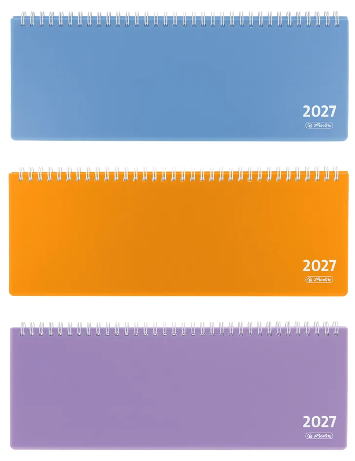 Tischkalender Colori 2027, farbig sortiert van Herlitz – productfoto