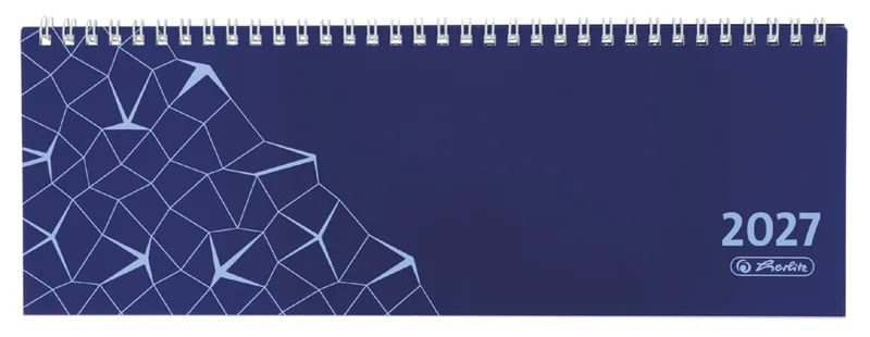 Tischkalender Compact 2027, blau van Herlitz – productfoto