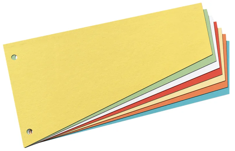 Trennstreifen, trapezförmig, Manila-Karton, orange by Herlitz – product photo