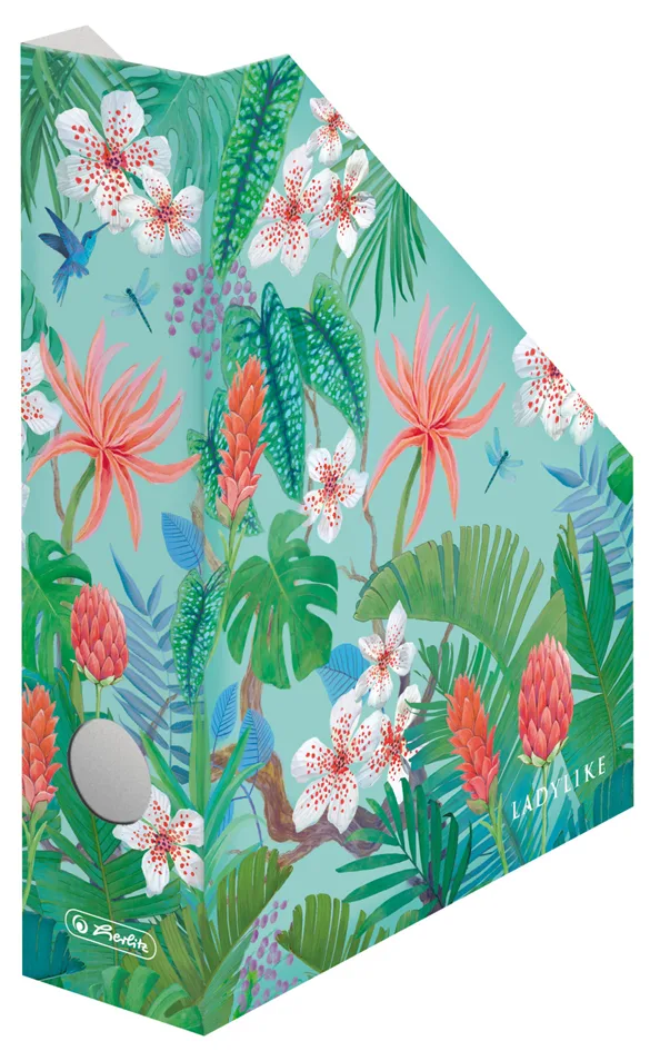 Wellpappe-Stehsammler Ladylike , Jungle, , DIN A4 by Herlitz – product photo