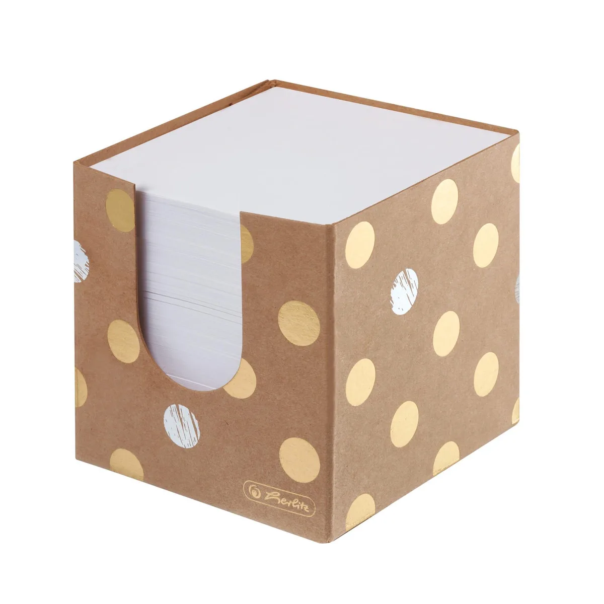 Zettelbox Pure Glam braun inkl. 700 Notizzettel, 1 St. by Herlitz – product photo