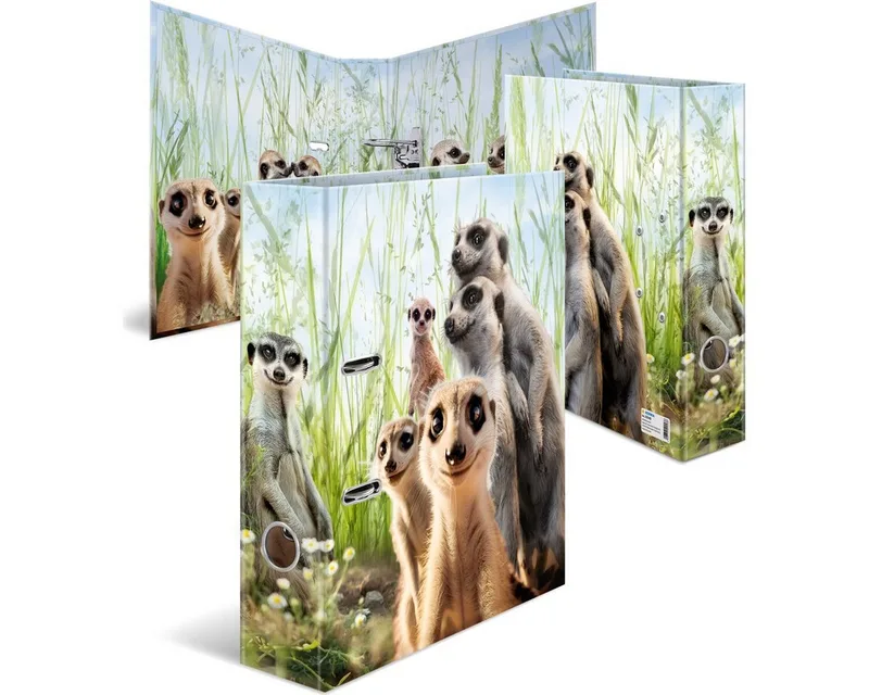 Aktenordner Motiv-Ordner A4 Erdmännchen by Herma – product photo