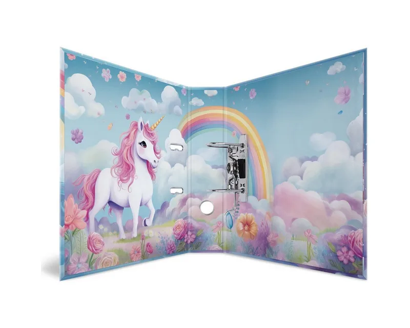 Aktenordner Motiv-Ordner A4 Happy Unicorns de Herma – photo produit