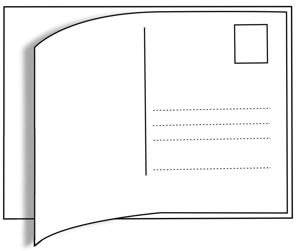briefkaart-etiketten wit 95x145 7758 de Herma en Blanc – photo produit