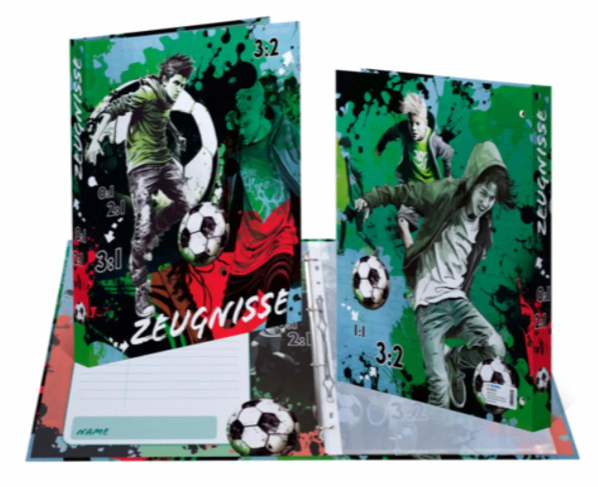Certificaten Ringband Straatvoetbal karton, 270 x 25 x 315 mm de Herma en Multicolore – photo produit