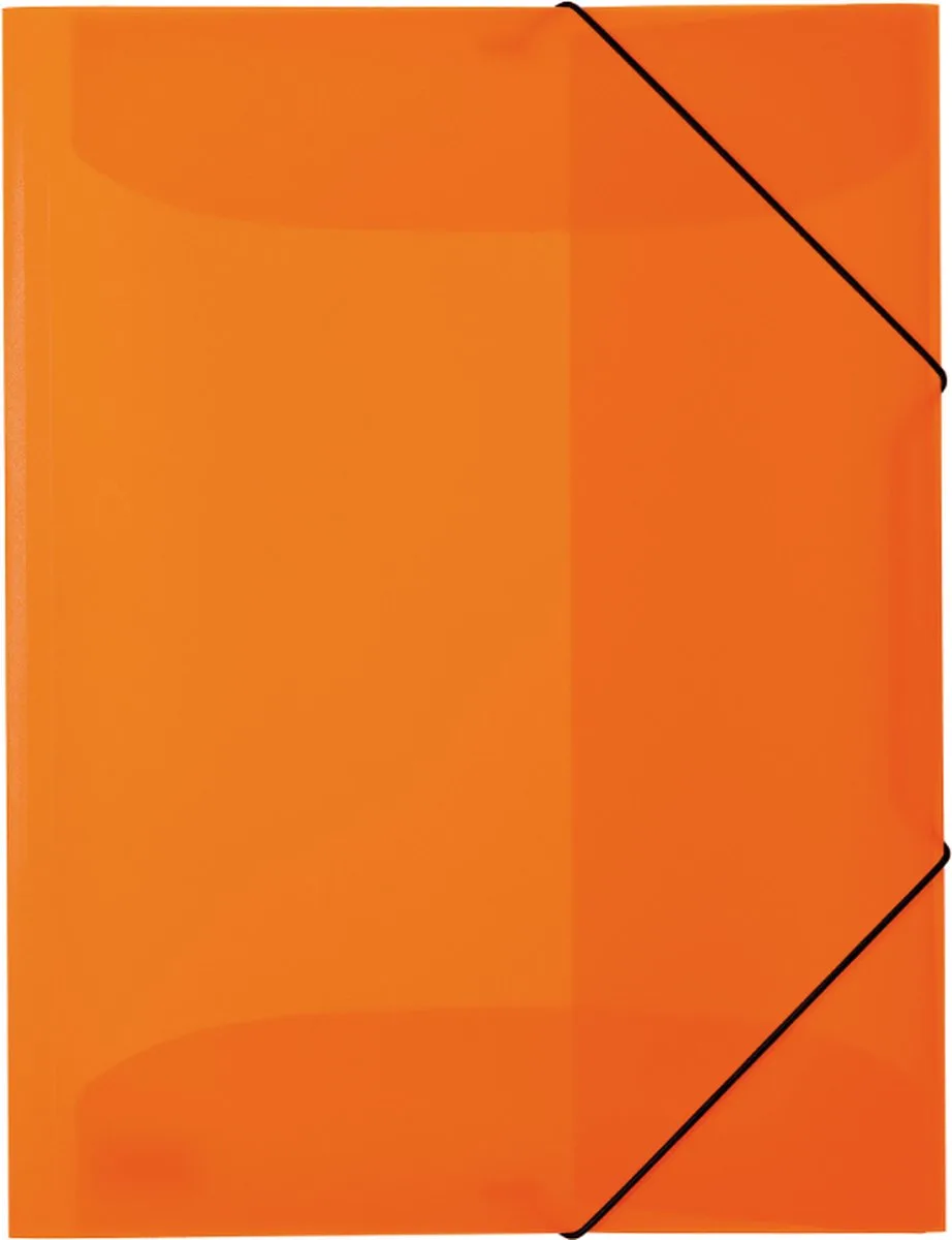Elastomappen A3 PP Neon, oranje von Herma in Orange – Produktfoto