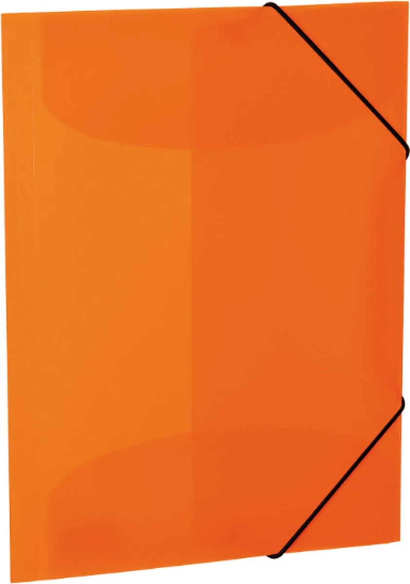 Elastomappen A4 PP Neon, oranje fra Herma i Orange – produktbillede