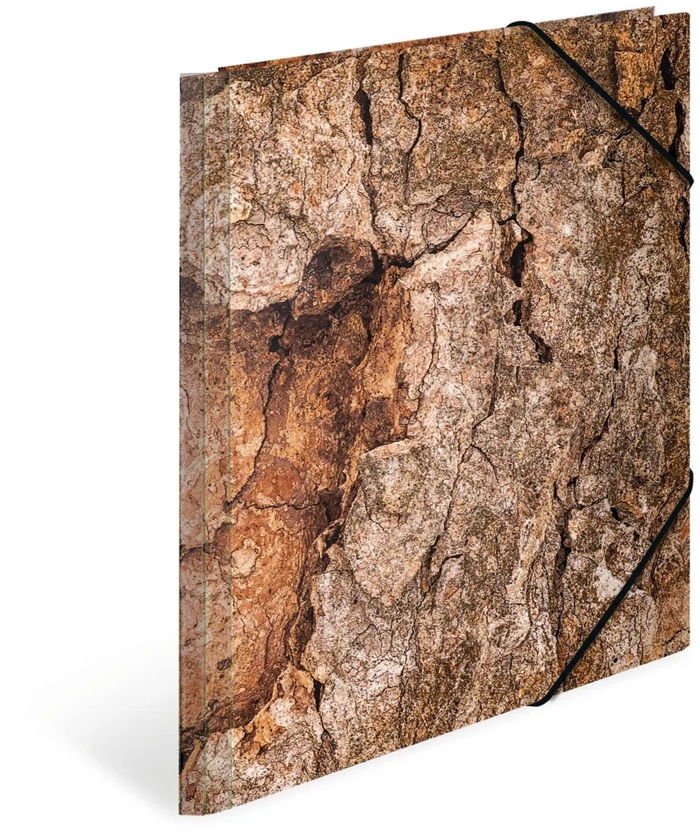 Elastomappen A4 Wood de Herma en Wood colour – photo produit