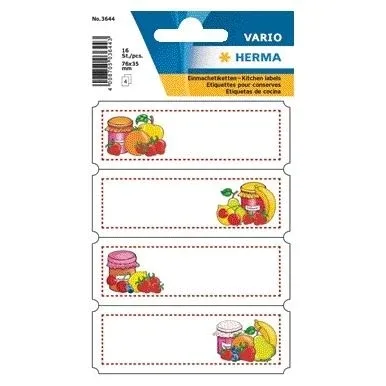 Etiket herma 3644 keuken vrucht assortiment | 10 stuks by Herma – product photo