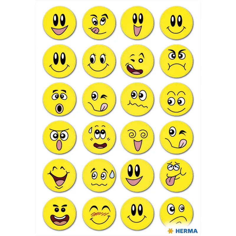 Etiket herma 3657 smiley met wiebeleffect | 10 stuks by Herma – product photo