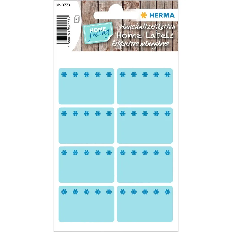 Etiket herma 3773 26x40mm diepvries blauw 48st | 10 stuks van Herma – productfoto