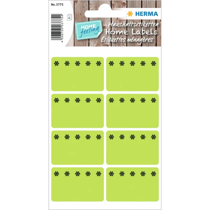 Etiket herma 3775 26x40mm diepvries groen 48st | 10 stuks by Herma – product photo
