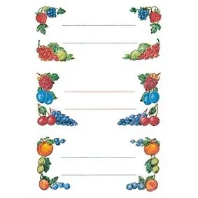 Etiket herma 3784 keuken fruit | 10 stuks de Herma – photo produit
