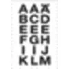 Etiket herma 4135 20x20mm letters a-z zw op trsp | 10 stuks by Herma – product photo