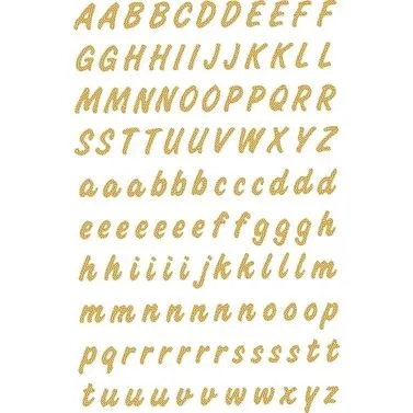 Etiket herma 4152 8mm letters a-z goud op transp | 10 stuks by Herma – product photo