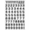 Etiket herma 4159 10mm getallen 0-9 zwart | 10 stuks by Herma – product photo