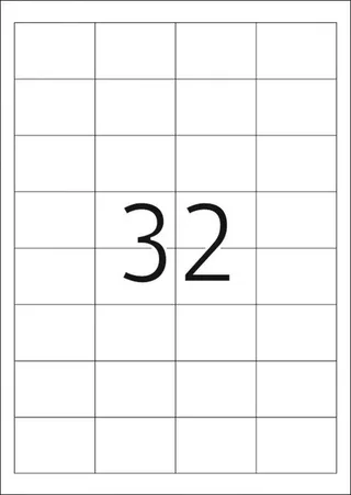 Etiket HERMA 4200 48.3x33.8mm premium wit 800 stuks från Herma – produktbild 2 av 2