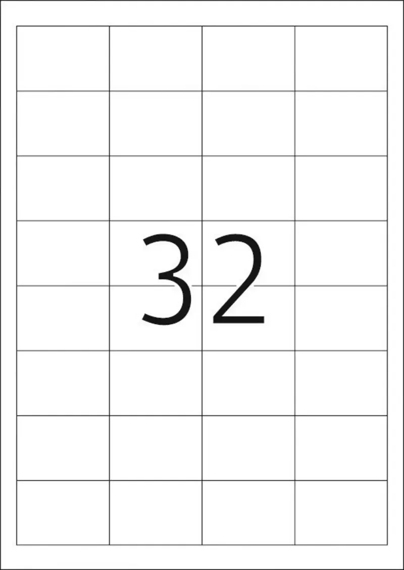 Etiket HERMA 4200 48.3x33.8mm premium wit 800 stuks från Herma – produktbild 2 av 2