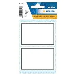 Etiket herma 5715 53x80mm schrift grijs kader 12st | 10 stuks by Herma – product photo