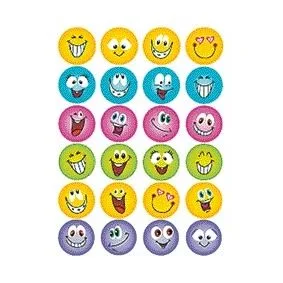 Etiket herma 6818 smiley glitter folie | 10 stuks de Herma – photo produit