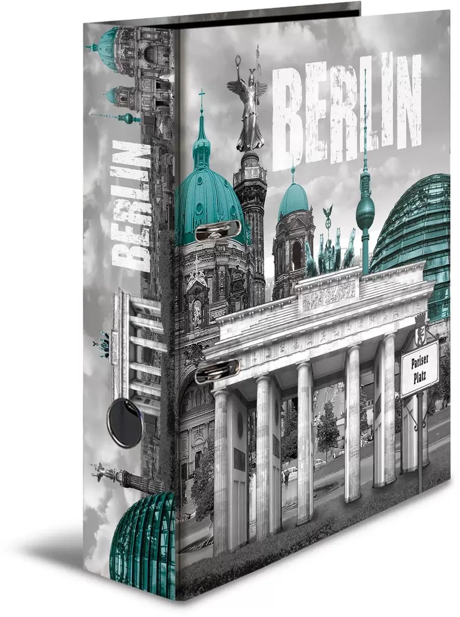 Motief-ordners A4 Berlin fra Herma i Grå – produktbillede