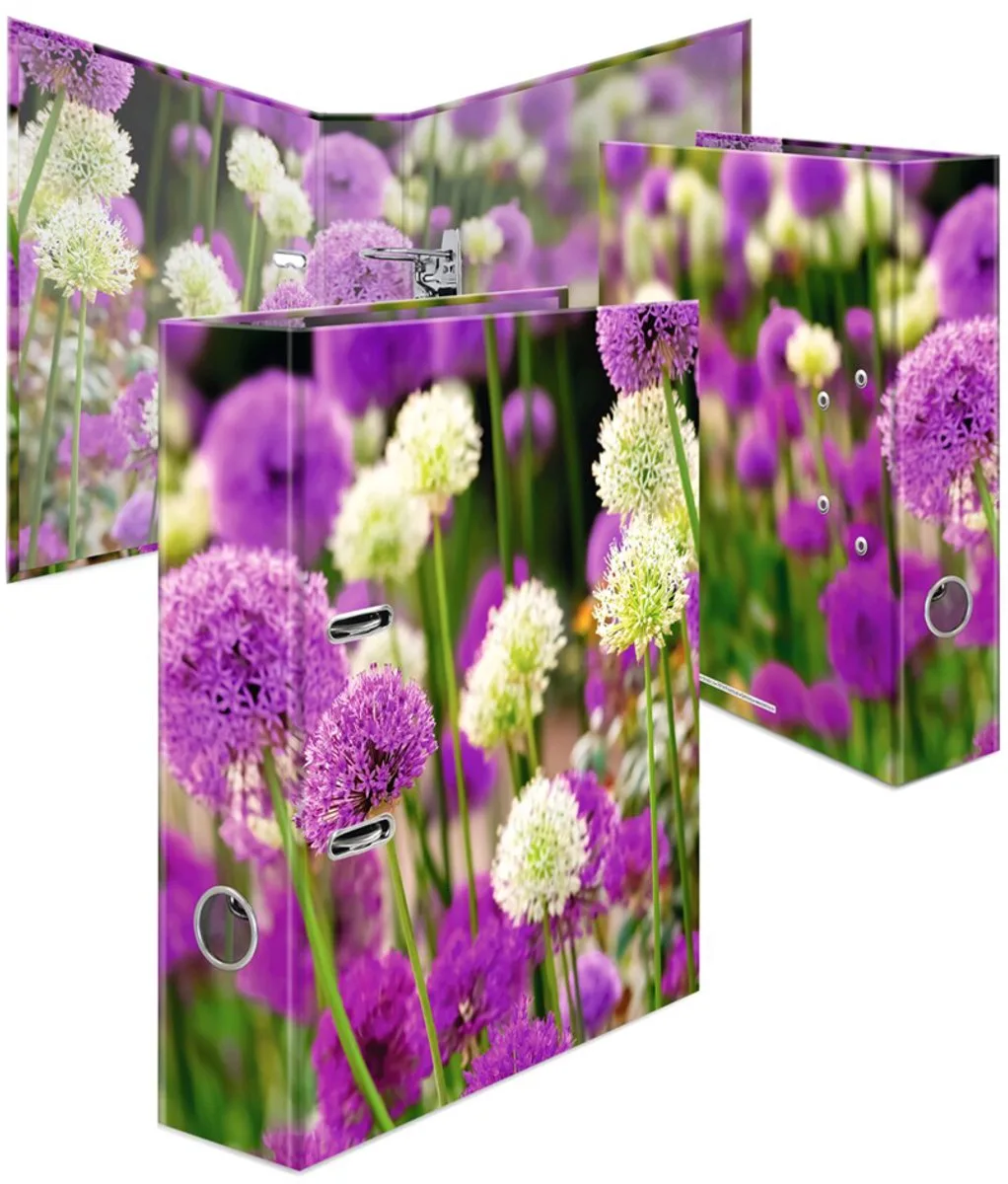 ordner bloemen Purple Sensation, A4, 70 mm från Herma i Lila – produktbild