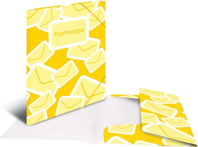 Organisationsmappe HERMA Postmappe mit Gummizug, DIN A4, PP