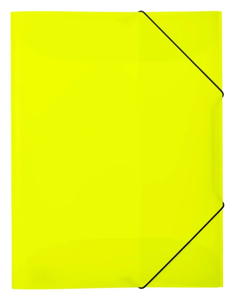 Sammelmappe A3 neon gelb Polypropylen 3St. von Herma – Produktfoto