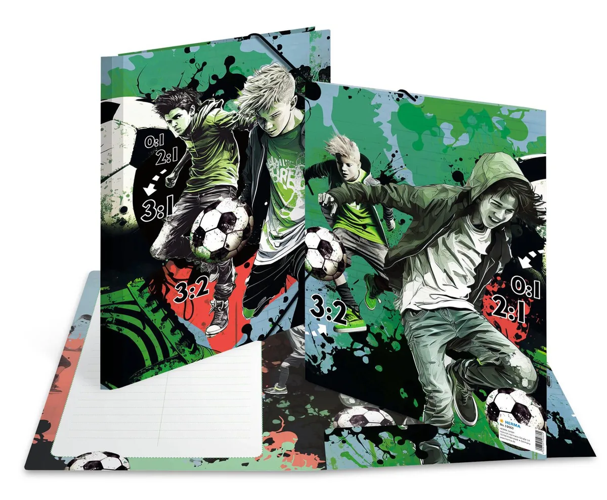 Sammelmappe DIN A4 Street Soccer från Herma – produktbild