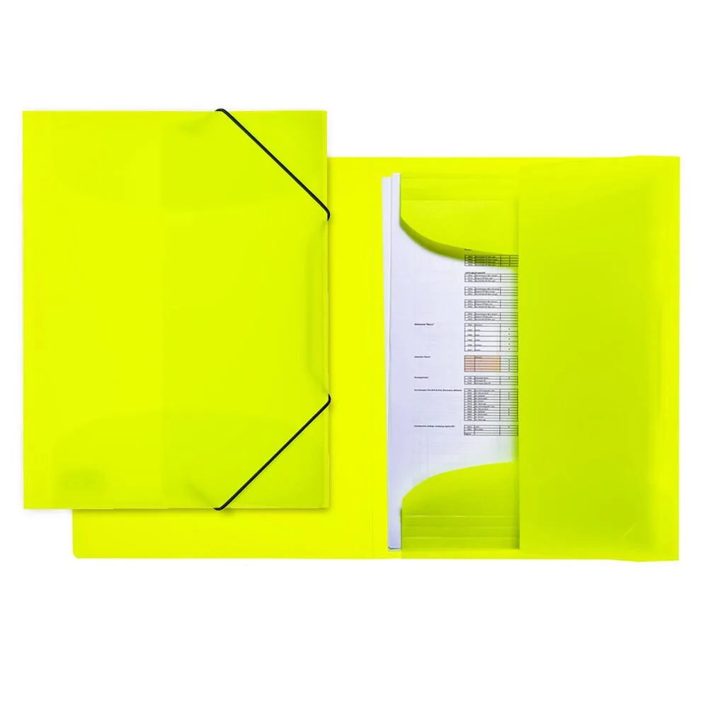 Sammelmappe Neon DIN A4 neon-gelb fra Herma – produktbillede