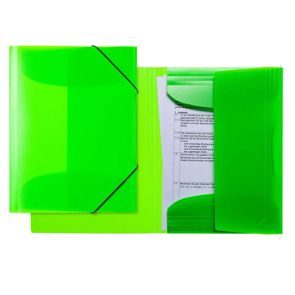 Sammelmappe Neon DIN A4 neon-grün från Herma – produktbild