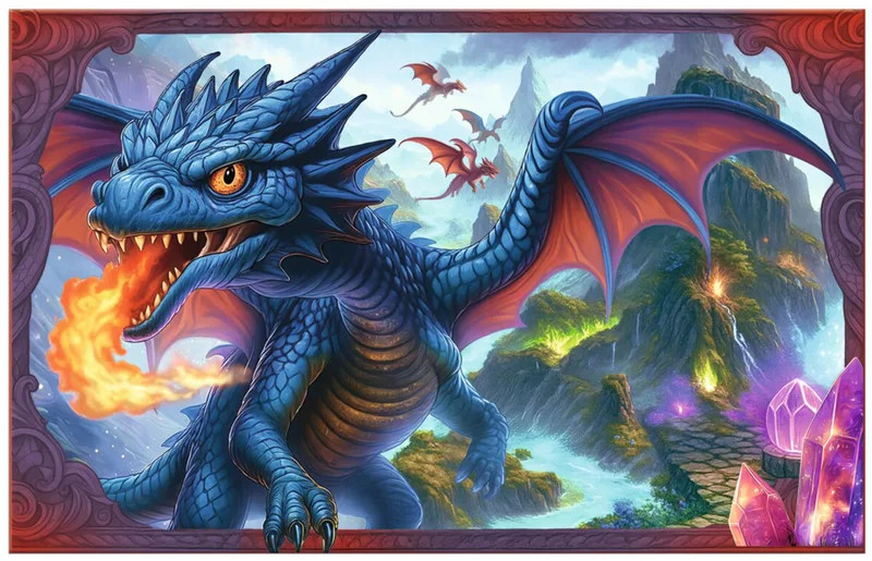 Schreibunterlage , Dragon, , (B)550 x (H)350 mm by Herma – product photo