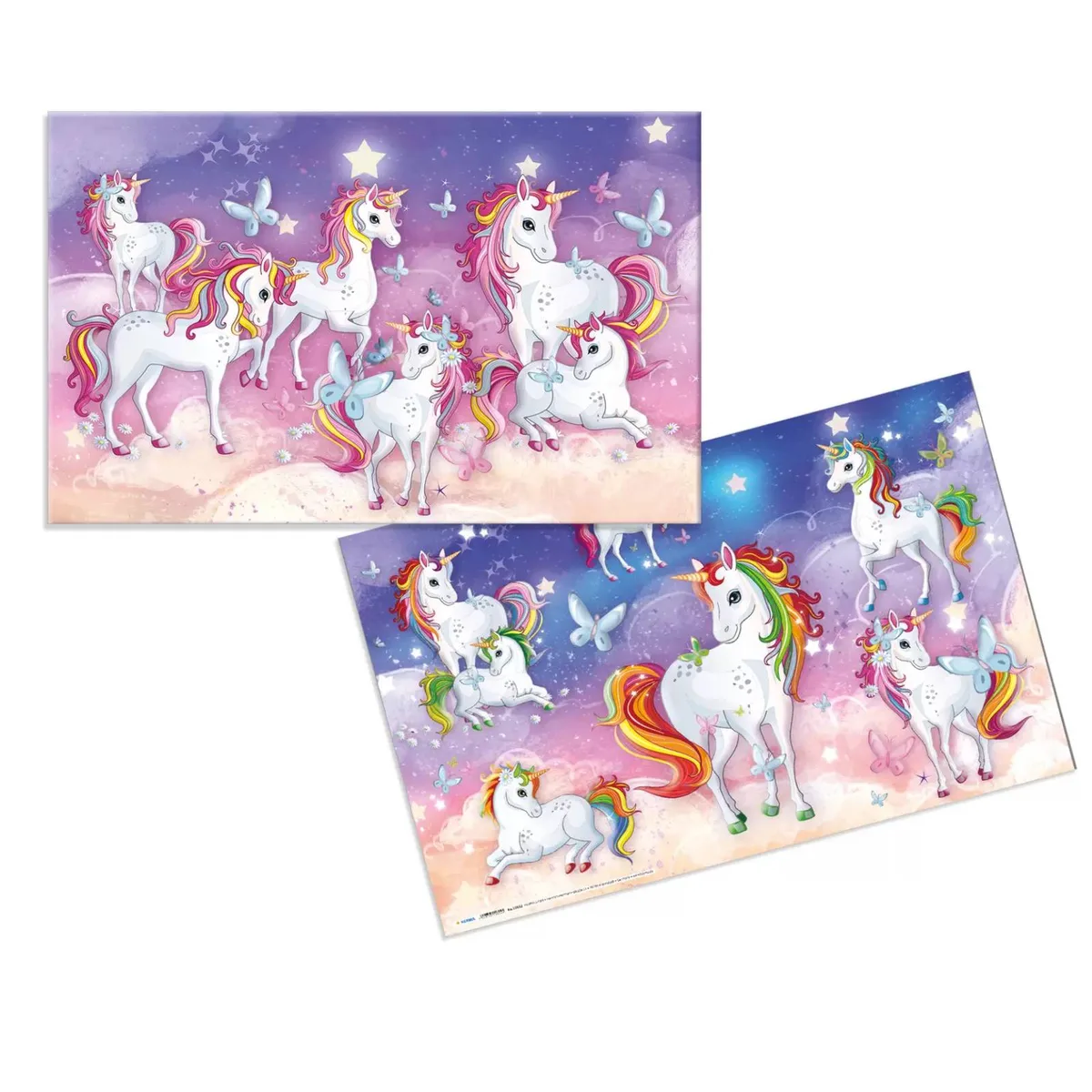 Schreibunterlage Einhorn 55x35 3Stück von Herma – Produktfoto