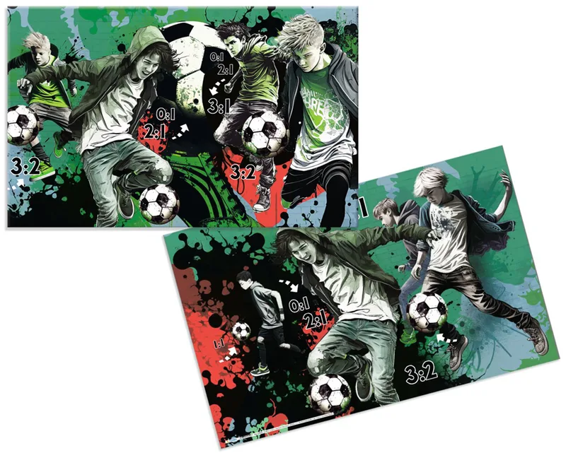 Schreibunterlage , Street Soccer, , (B)550 x (H)350 mm van Herma – productfoto