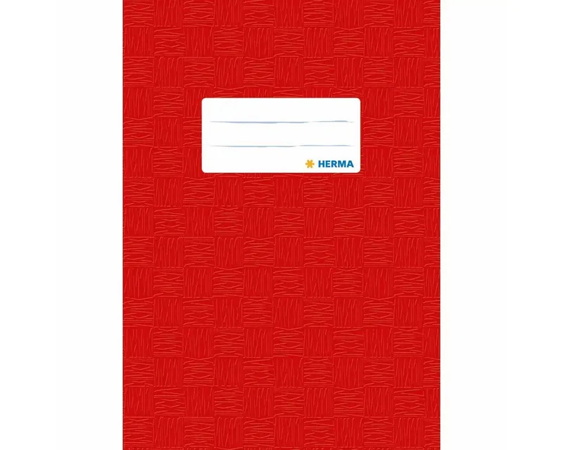 Schulheft HERMA Heftschoner gedeckt rot DIN A5 - Schutz für Schulhefte de Herma – photo produit