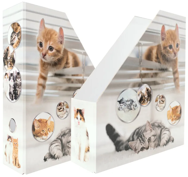 Stehsammler , Katzen, , DIN A4, Karton, (B)85 mm by Herma – product photo
