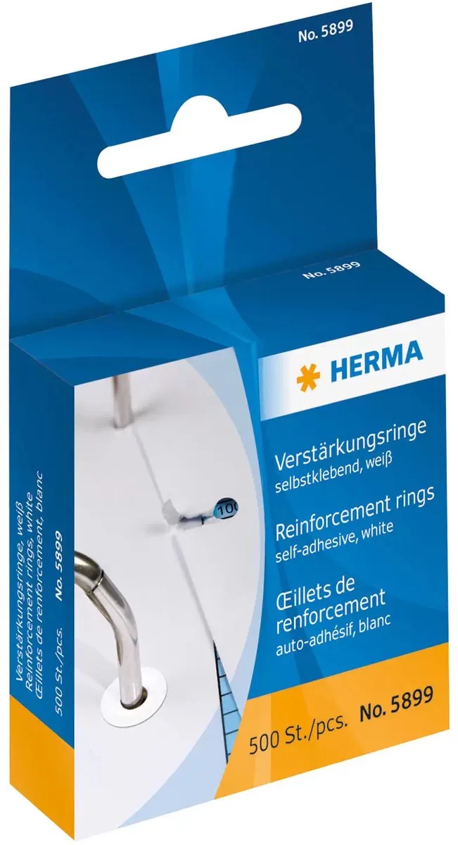 Versterkingsringen Herma - 500 stuks von Herma in Weiß – Produktfoto