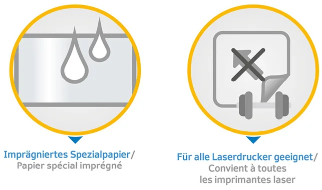 Witterungsbeständige Etiketten SPECIAL, 99,1 x 67,7 mm de Herma – photo produit